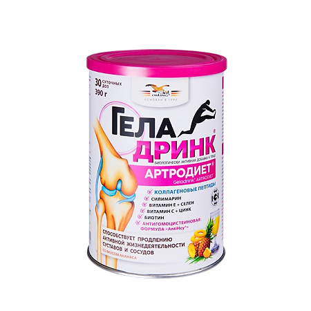 Геладринк Артродиет порошок по 390 г ананас 1 шт
