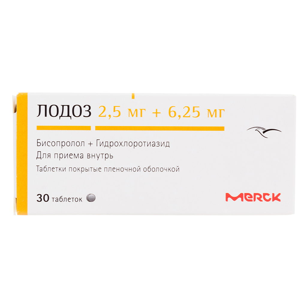 Лодоз таблетки покрыт.плен.об. 2,5 мг+6,25 мг 30 шт - купить, цена и  отзывы, Лодоз таблетки покрыт.плен.об. 2,5 мг+6,25 мг 30 шт инструкция по  применению, дешевые аналоги, описание, заказать в Москве с доставкой