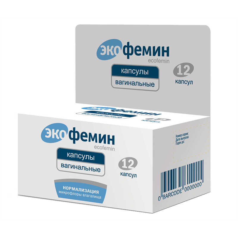 Экофемин гель д/интимной гигиены 50мл (Kemex A.S/Дания)