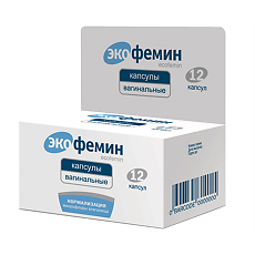 Купить Экофемин капсулы вагинальные 12 шт цена