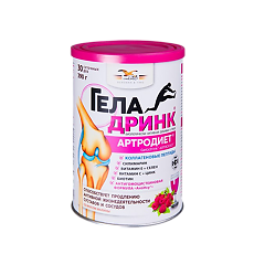 Купить Геладринк Артродиет / Geladrink Atrodiet порошок по 390 г малина 1 шт цена