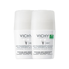 Изображение товара Vichy Deodorants Дезодорант-антиперспирант шариковый 48 ч для чувствительной кожи 50 мл 2 шт