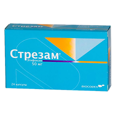 Купить Стрезам капсулы 50 мг 24 шт цена