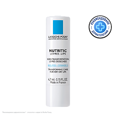 Купить La Roche-Posay Nutritic Levres Lips Бальзам питательный для глубокого восстановления кожи губ 4,7 мл цена