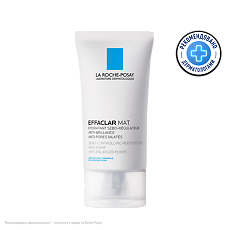 Купить La Roche-Posay Effaclar MAT эмульсия увлажняющая матирующая себорегулирующая 40 мл 1 шт цена