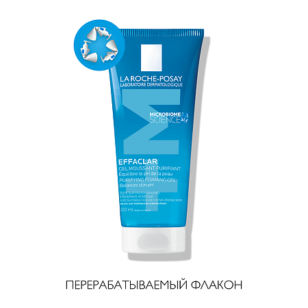 La Roche-Posay Effaclar Гель очищающий для чувствительной кожи лица и тела 200 мл 1 шт