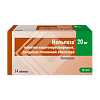 Нольпаза таблетки кишечнорастворимые покрыт.плен.об. 20 мг 14 шт
