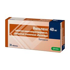 Купить Нольпаза таблетки кишечнорастворимые покрыт.плен.об. 40 мг 28 шт цена