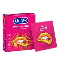 Изображение товара Презервативы Durex Pleasuremax 3 шт