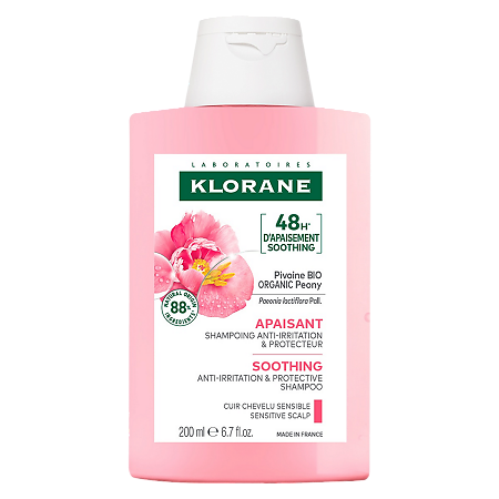 Изображение товара Klorane шампунь с органическим экстрактом Пиона успокаивающий 200 мл 1 шт