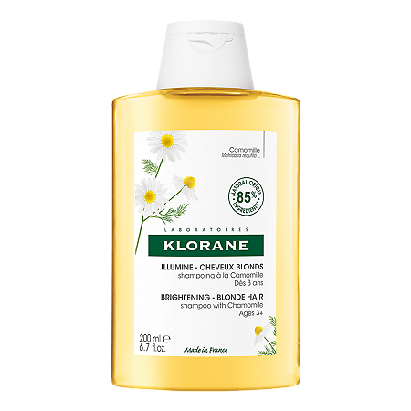 Изображение товара Klorane шампунь с экстрактом ромашки для светлых волос 200 мл