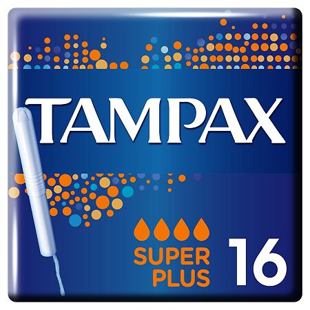 Tampax Тампоны Super Plus 16 шт