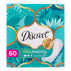 Купить Discreet Прокладки Deo Водная Лилия Multiform ежедневные 60 шт цена