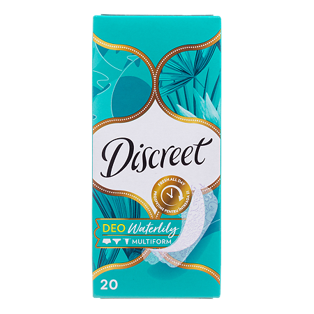 Discreet Deo Water Lily Multiform прокладки Водная лилия мультиформа ежедневные 20 шт