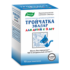 Купить Тройчатка Эвалар для детей саше по 3,6 г 10 шт цена