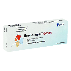 Купить Нео-Пенотран форте суппозитории вагинальные 750 мг+200 мг 7 шт цена