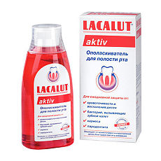 Купить Lacalut Aktiv Ополаскиватель для полости рта 300 мл 1 шт цена