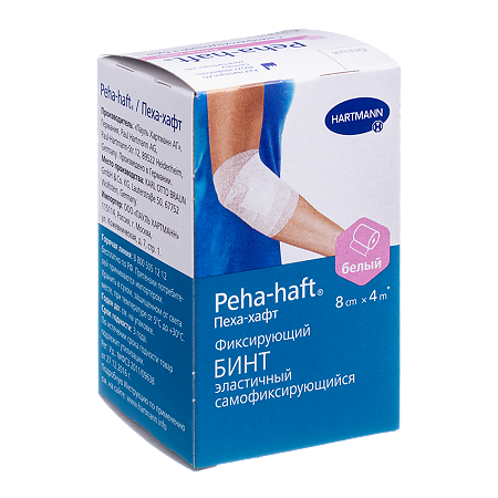 Бинт Peha-haft/Пеха-хафт самофиксирующийся 4 м х 8 см без латекса 1 шт