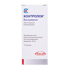 Изображение товара Контролок лиофилизат д/приг раствора для в/в введ 40 мг 1 шт