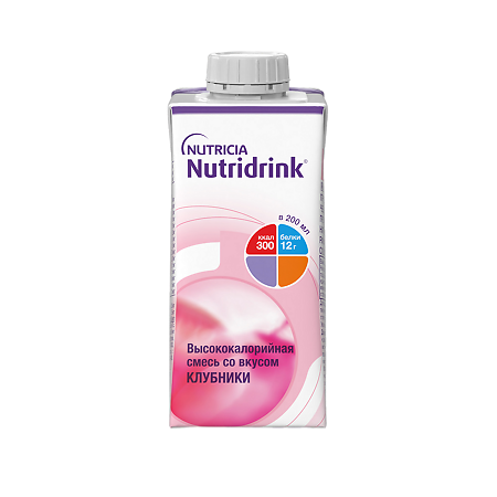 Изображение товара Нутридринк для энтерального питания клубника 200 мл 1 шт