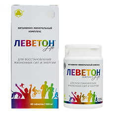 Купить Леветон П таблетки массой 500 мг 60 шт цена