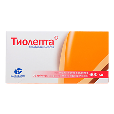 Купить Тиолепта таблетки покрыт.плен.об. 600 мг 30 шт цена