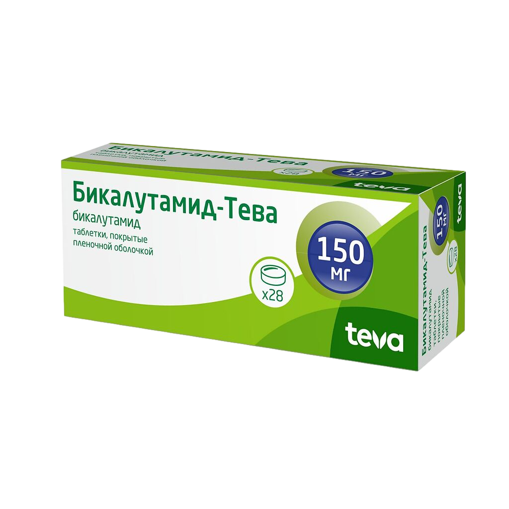 Бикалутамид-Тева, таблетки покрыт.плен.об. 150 мг 28 шт - , цена .