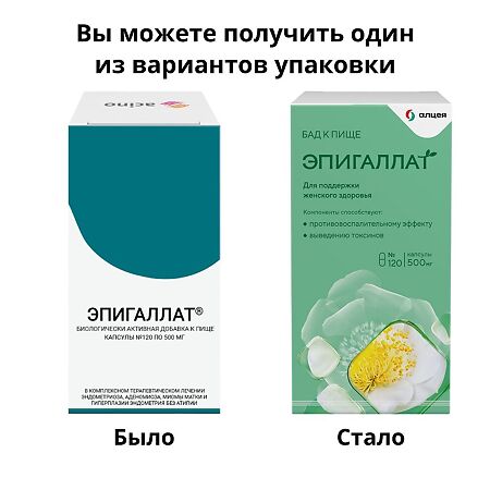 Эпигаллат капсулы по 500 мг 120 шт