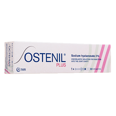 Остенил плюс средство для внутрисуставного введения 40 мг/2 мл шприц 1 шт