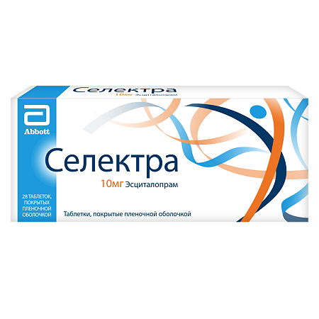 Изображение товара Селектра таблетки покрыт.плен.об. 10 мг 28 шт