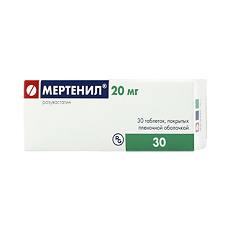 Купить Мертенил таблетки покрыт.плен.об. 20 мг 30 шт цена