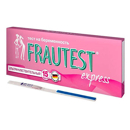 Тест на беременность Frautest Express, 1 шт