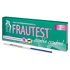 Купить Тест для определения беременности Frautest Double control 2 шт цена