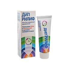 Купить Дип Рилиф гель для наружного применения 50 мг/г+30 мг/г туба 50 г 1 шт цена