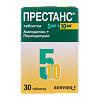 Престанс (Амлодипин 5 мг+Периндоприл 10 мг) таблетки 5 мг+10 мг 30 шт