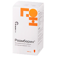 Купить Реамберин раствор для инфузий 1,5 % 200 мл фл 1 шт цена