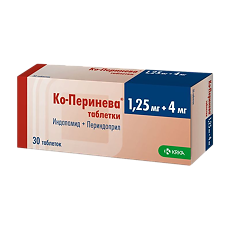 Купить Ко-Перинева таблетки 1,25+4 мг 30 шт цена