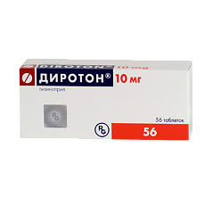 Купить Диротон таблетки 10 мг 56 шт цена