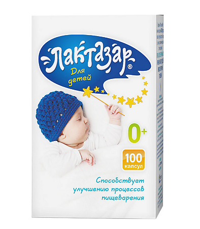 Изображение товара Лактазар для детей капсулы 700 ЕД 150 мг 100 шт - поддержка пищеварения при непереносимости лактозы