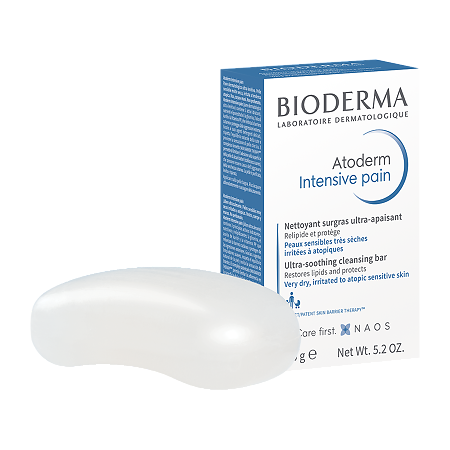 Bioderma Atoderm Питательное восстанавливающее мыло для очищения сухой поврежденной атопичной кожи лица и тела, 150 г 1 шт