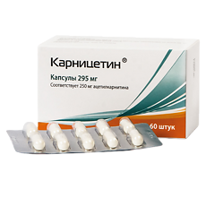 Купить Карницетин капсулы 295 мг 60 шт цена