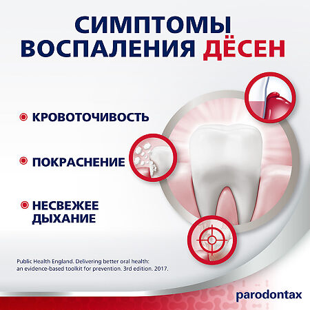 Пародонтакс Отбеливающая зубная паста 75 мл 1 шт
