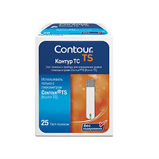 Купить Тест-полоски Контур ТС (Contour TS) 25 шт цена