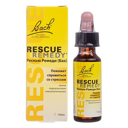 Рескью Ремеди (Бах) капли для приема внутрь 10 мл 1 шт