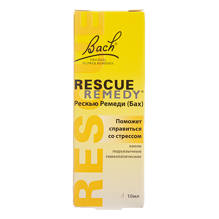 Рескью Ремеди (Бах) капли для приема внутрь 10 мл 1 шт
