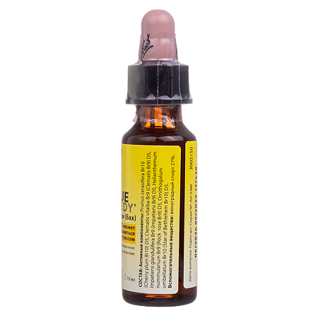 Рескью Ремеди (Бах) капли для приема внутрь 10 мл 1 шт