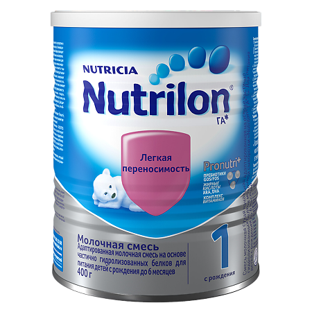 Nutricia Нутрилон 1 ГА Pronutri+ Молочная смесь с рождения 400 г 1 шт