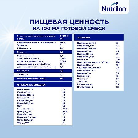 Nutricia Нутрилон Антирефлюкс Сухая смесь 0+ 400 г 1 шт