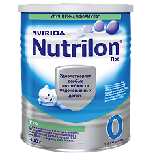 Купить Нутрилон Пре 0 Pronutri+ Сухая смесь 0+ 400 г 1 шт цена