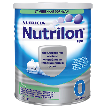 Нутрилон Пре 0 Pronutri+ Сухая смесь 0+ 400 г 1 шт